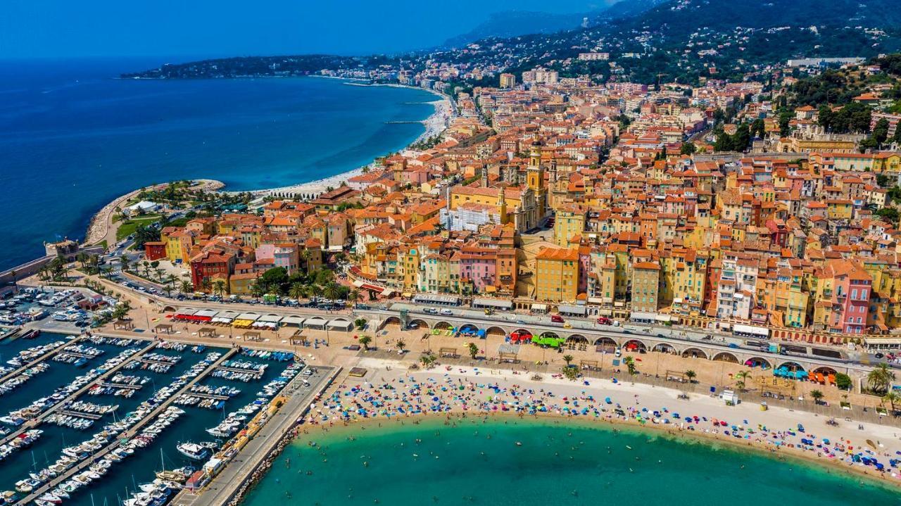 "Jardin Du Pian" Calme, Proche Gare, Mer مينتون المظهر الخارجي الصورة